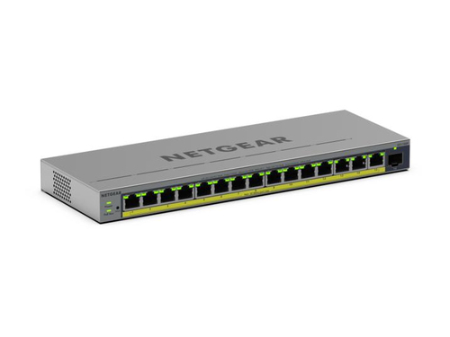 16-PORT GIGABIT ETHERNET EASY SMART POE+ SWITCH WITH 1 DEDICATED SFP PORT (180W)