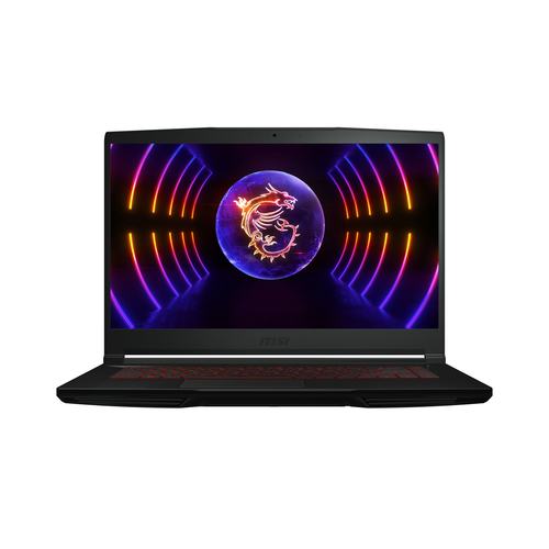 MSI Gaming Thin GF63 12VE-833FR Intel® Core™ i5 i5-12450H Ноутбук 39,6 cm (15.6") Full HD 16 GB DDR4-SDRAM 1 TB Твердотельный накопитель (SSD) NVIDIA GeForce RTX 4050 Wi-Fi 6 (802.11ax) Windows 11 Home Черный
