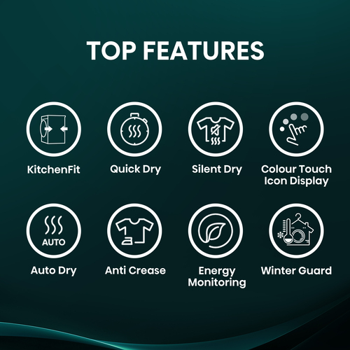 Hisense DH3I902UWDC tumble dryer Freestanding Front-load – image 4