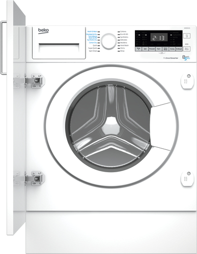 Beko WDIK854151 washer dryer Built-in Front-load White