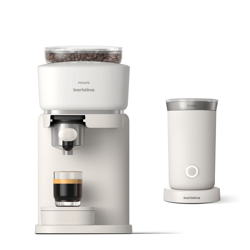 Philips Baristina BAR308/00 Wit + Melkopschuimer