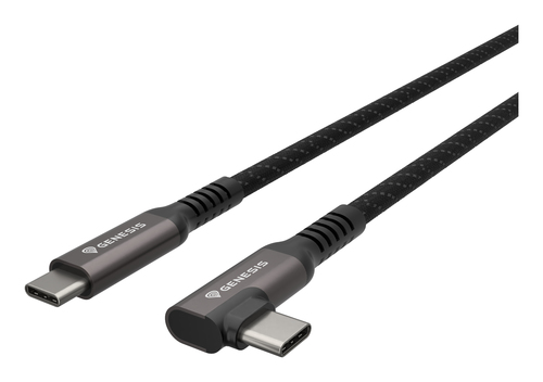 GENESIS NVC-2218 USB-kabel USB 3.2 Gen 2 (3.1 Gen 2) 3 m USB C Zwart, Grijs, afbeelding 2