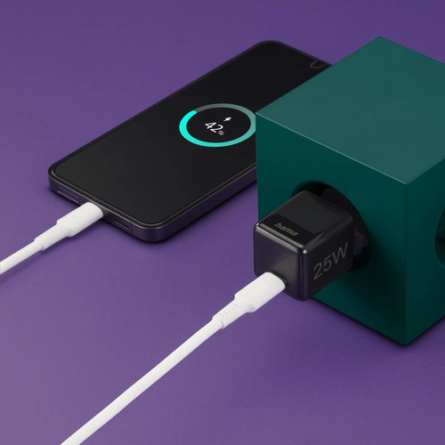 Hama Fast Charger USB-C PD/Qualcomm® Super-Mini Charger 25 W Oplader Zwart, afbeelding 8