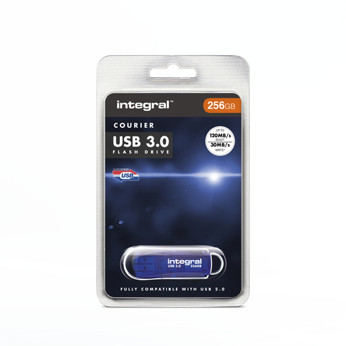 Integral 256GB USB3.0 DRIVE COURIER BLUE UP TO R-120 W-30 MBS – image 7