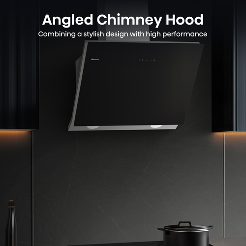 Hisense CH6IN14BXBUK cooker hood Wall-mounted Black 607 m³/h – image 3