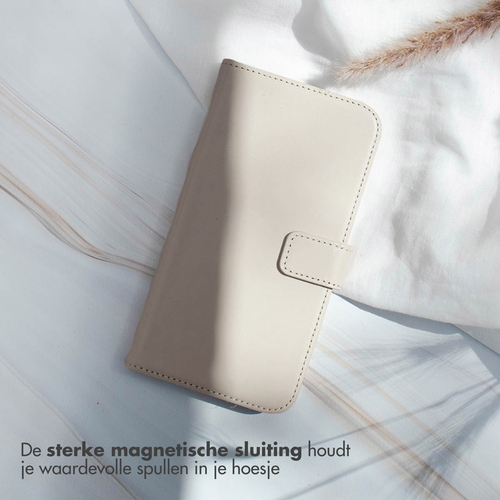 Selencia Echt Lederen Bookcase Samsung Galaxy A36 - Greige, afbeelding 6