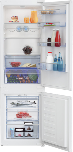 Beko ICQFVD373 Integrated Frost Free Fridge Freezer with HarvestFresh™