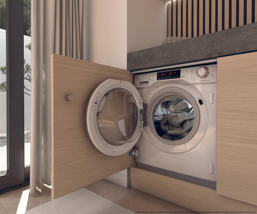 Hoover Hbd 485D14/1-80 Integrated 8Kg/5Kg Washer Dryer with 1400 rpm - White - E Rated [Wash&Dry], B Rated [Wash Only], White - image 6