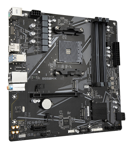 Gigabyte B550M K DDR4 Micro Atx Socket AM4 Motherboard - image 3