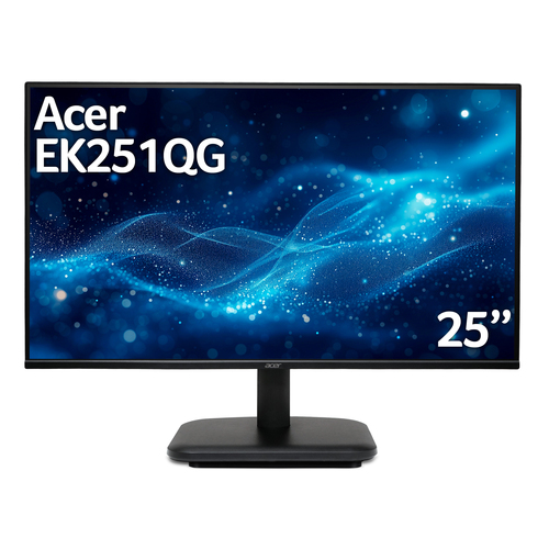 Acer EK1 EK251QG 24.5" - Full HD (1920x1080), IPS, 120Hz 1Ms, ZeroFrame, VGA, HDMI Monitor – image 1