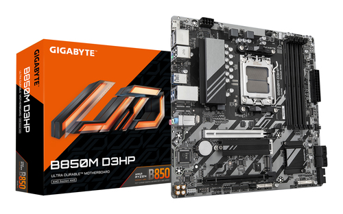Gigabyte B850M DS3HP AM5 Motherboard, Black - image 1