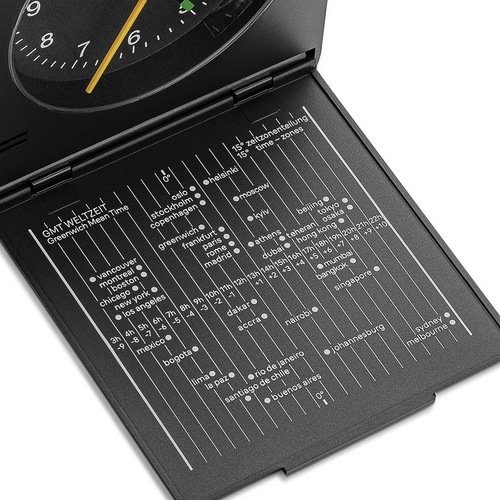 Braun BC05B reloj de mesa o pared Reloj analógico Rectángulo Negro