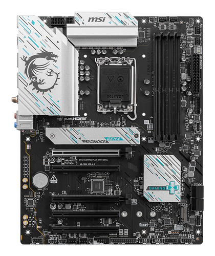 MSI B760 GAMING PLUS WIFI DDR4 moederbord, afbeelding 2
