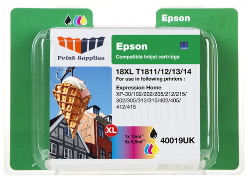 MM 40019UK ink cartridge High (XL) Yield Black, Cyan, Magenta, Yellow