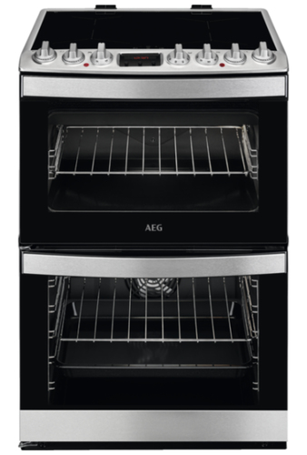 AEG CIB6731ACM Freestanding cooker Electric Ceramic hob Stainless steel