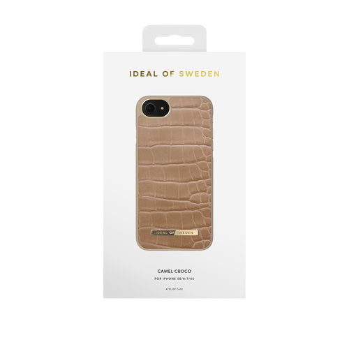 iDeal of Sweden Atelier Case iPhone 8/7/6/6S/SE Camel Croco – image 1