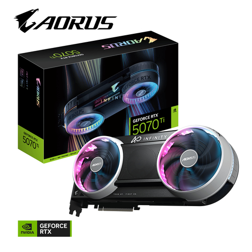 GIGABYTE GeForce RTX 5070 Ti AORUS INFINITY 16G grafische kaart – Foto 2 van 10