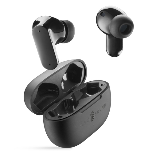 Music Sound 8018080475672 Гарнитура True Wireless Stereo (TWS) Вкладыши Calls/Music Bluetooth Черный