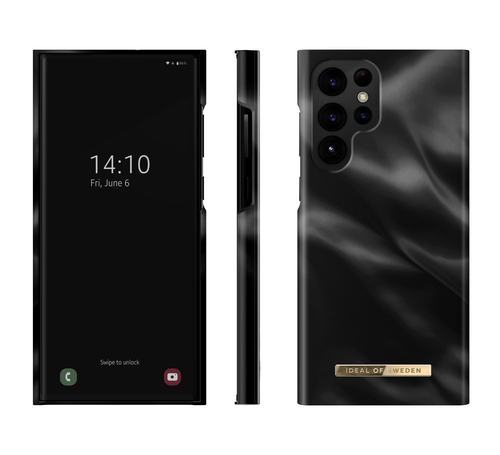 iDeal of Sweden Printed Case Galaxy S22U Black Satin – image 2