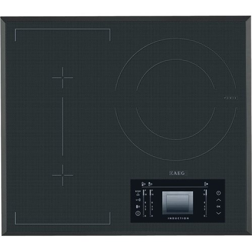 AEG HK568332FG Black, Stainless steel Built-in Zone induction hob 3 zone(s)