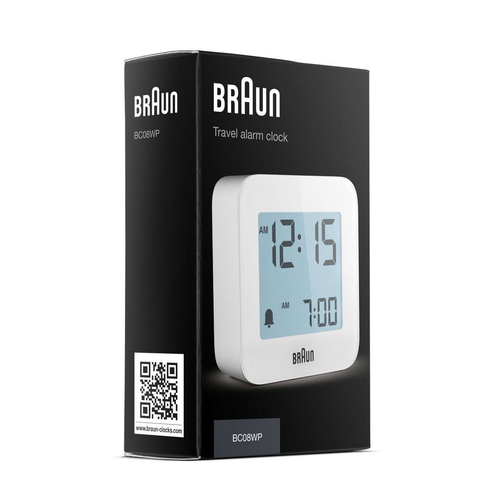 Braun BC08 Reloj despertador digital Blanco