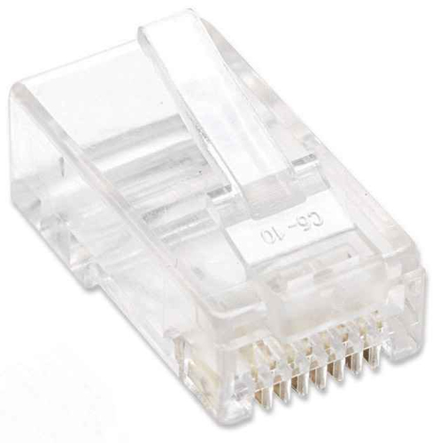Intellinet PLUG RJ45 CAT5E SOLIDO UTP BOTE 100 PZAS ORO 15-MICRAS imagen 3