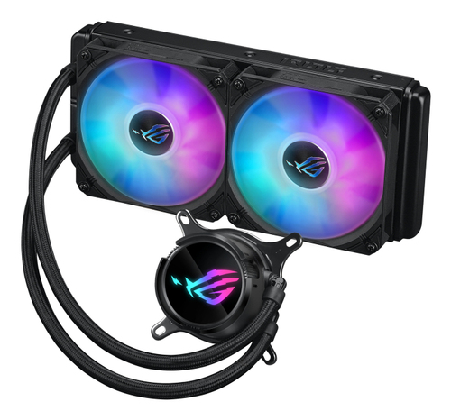 Asus Rog Strix LC Iii 240 Argb Liquid CPU Cooler - Argb Fans, LCD Display- Black - 90RC00S1-M0UAY0 - image 2