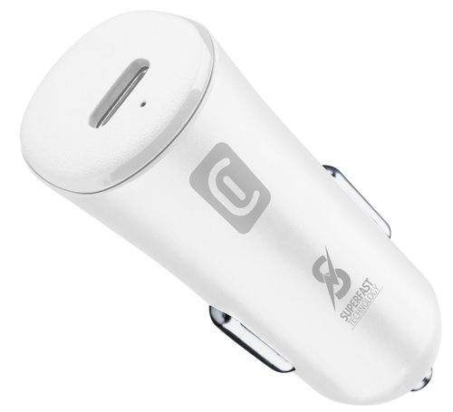 Cellularline CBRSMUSBCPD25WW зарядное устройство для мобильных устройств Смартфон, Универсальная Черный Прикуриватель Быстрая зарядка Авто