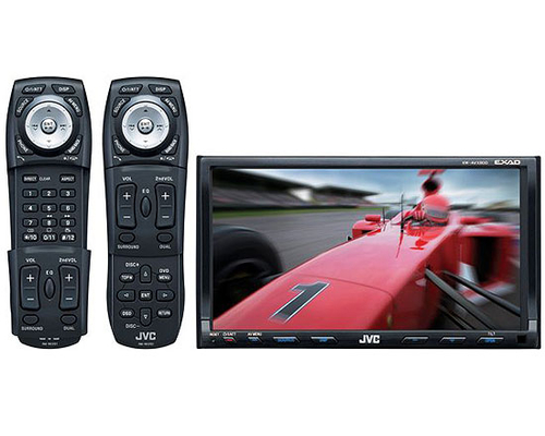 JVC KW-AVX800 car media receiver Black
