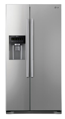 LG GS3159PVPV side-by-side refrigerator Freestanding Silver