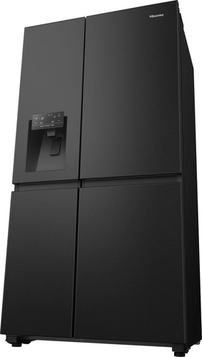 Hisense PureFlat Infinite RS818N4TFE American-Style Smart Fridge Freezer - Black Stainless Steel, Stainless Steel - image 7