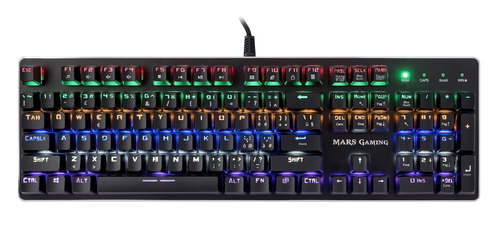 Mars Gaming MK4BRITALY keyboard USB Italian, US English Black