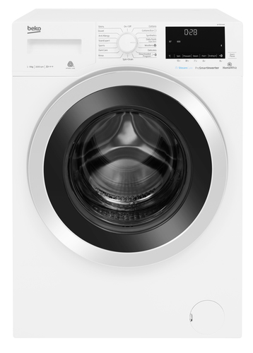 Beko WY96044W стиральная машина Фронтальная загрузка 9 kg 1600 RPM Белый