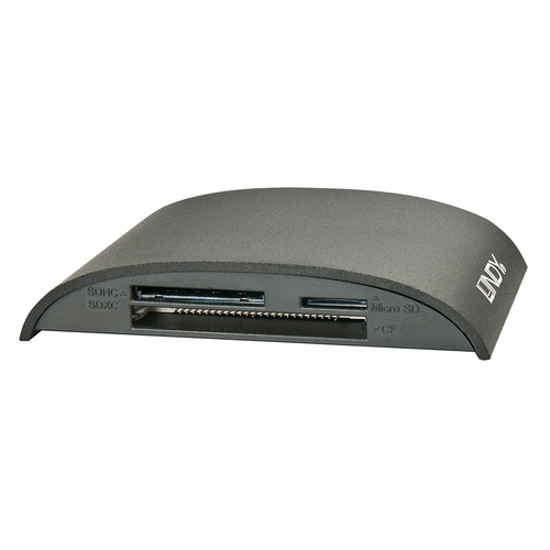 Lindy 43163 card reader USB 3.2 Gen 1 (3.1 Gen 1) Type-B Black