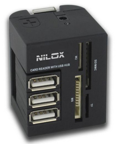 Nilox 10NXCRHU3P001 card reader USB 2.0
