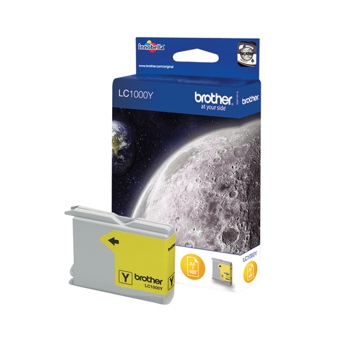 Original Brother LC1000Y Yellow Inkjet Cartridge - image 1