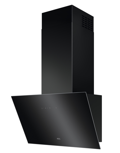 AEG DVX5661HB cooker hood Wall-mounted Black 710 m³/h