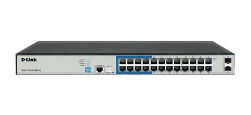 D-Link 24-Port Layer 2 Gigabit Managed Long Range PoE+ Surveillance Switch