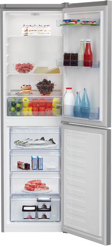 Beko CSG4582S 182cm 50/50 Fridge Freezer - Silver - E Rated, Silver - image 3