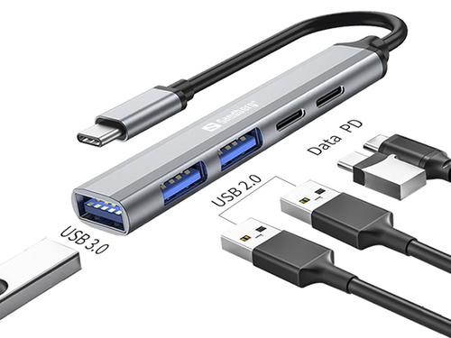 Sandberg USB‑C to 3xUSB‑A + 2xUSB‑C Hub SAVER - USB‑C Hub, afbeelding 2