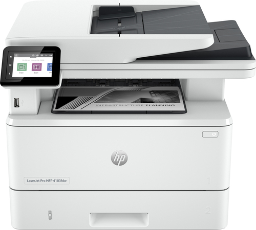 2Z629A Impresora Multifunción HP HP LaserJet Pro 4103FDW Impresora Multifunción HP LaserJet Pro 4103FDW 2Z629A - 1200 X 1200 DPI 40 Ppm 80000 Páginas Por Mes