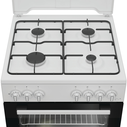 Indesit I6G3PMW Freestanding cooker Electric Gas White – image 5