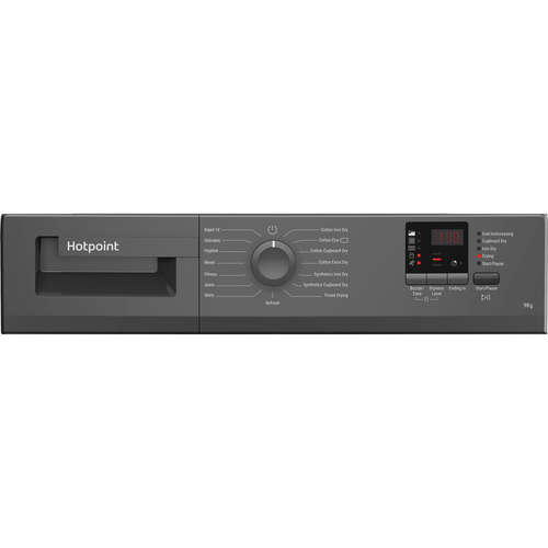 Hotpoint C HD C92 Gggd UK 9 kg Condenser Tumble Dryer - Graphite, Silver/Grey - image 7