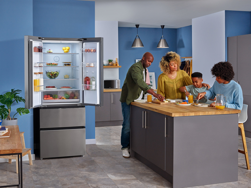 Beko MN13790PX Freestanding Frost Free American Style Fridge Freezer with Fast Freeze – image 5