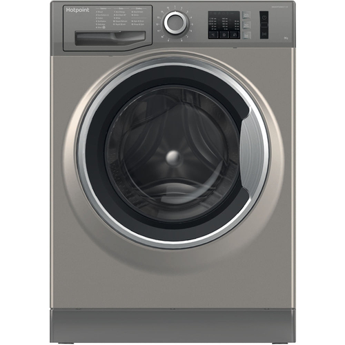 Hotpoint NM10 944 GS UK стиральная машина Фронтальная загрузка 9 kg 1400 RPM Графит
