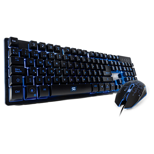 Kit de Teclado y Mouse Gaming VORAGO KM-500