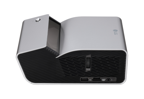 LG PH450UG data projector Short throw projector 450 ANSI lumens DLP 720p (1280x720) 3D Silver – image 3