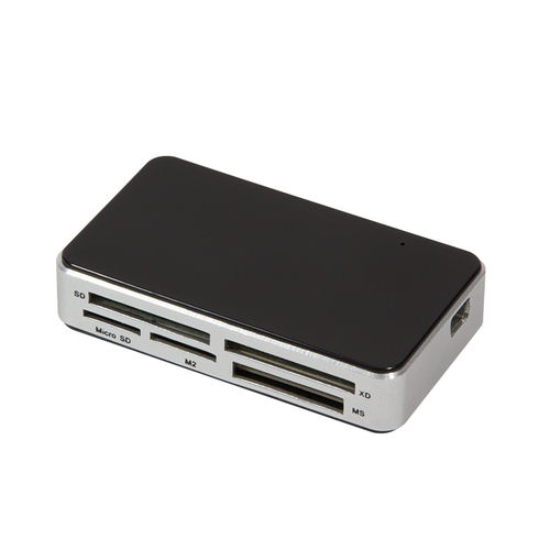 LogiLink CR0038 card reader USB 3.2 Gen 1 (3.1 Gen 1) Black, Silver