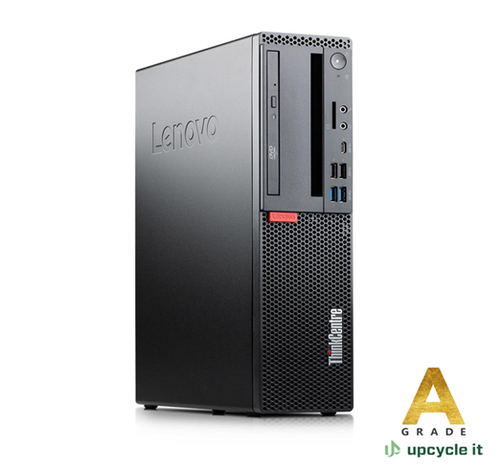 upcycle it Lenovo ThinkCentre M70s SSF (Refurbished) A Intel® Core™ i5 i5-10400 16 GB DDR4-SDRAM 256 GB Твердотельный накопитель (SSD) Windows 11 Pro SFF ПК Черный