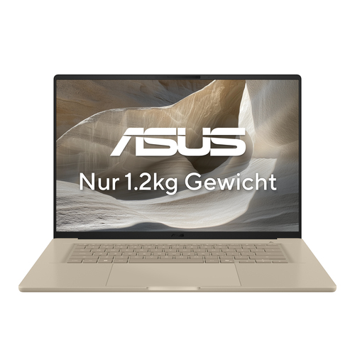 ASUS Zenbook A16 UX3607OA-SQ013W Snapdragon X2E-94-100 Ноутбук 40,6 cm (16") 3K 48 GB LPDDR5x-SDRAM 1 TB Твердотельный накопитель (SSD) Wi-Fi 7 (802.11be) Windows 11 Home Бежевый